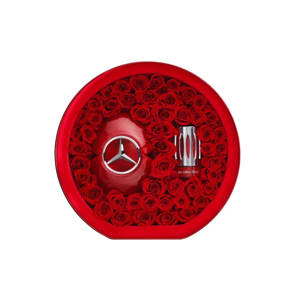 Coffret exclusif Mercedes-Benz Woman In Red roses éternelles
